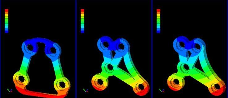FEA assembly stress analysis showing bone-implant interface